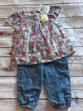 Mini Boden floral play set nwt 12/18